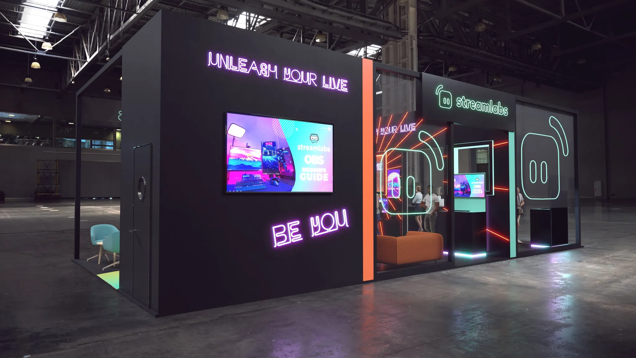 20x40 Île booth design by Reaction Space